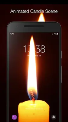 Candle Live Wallpaper android App screenshot 0